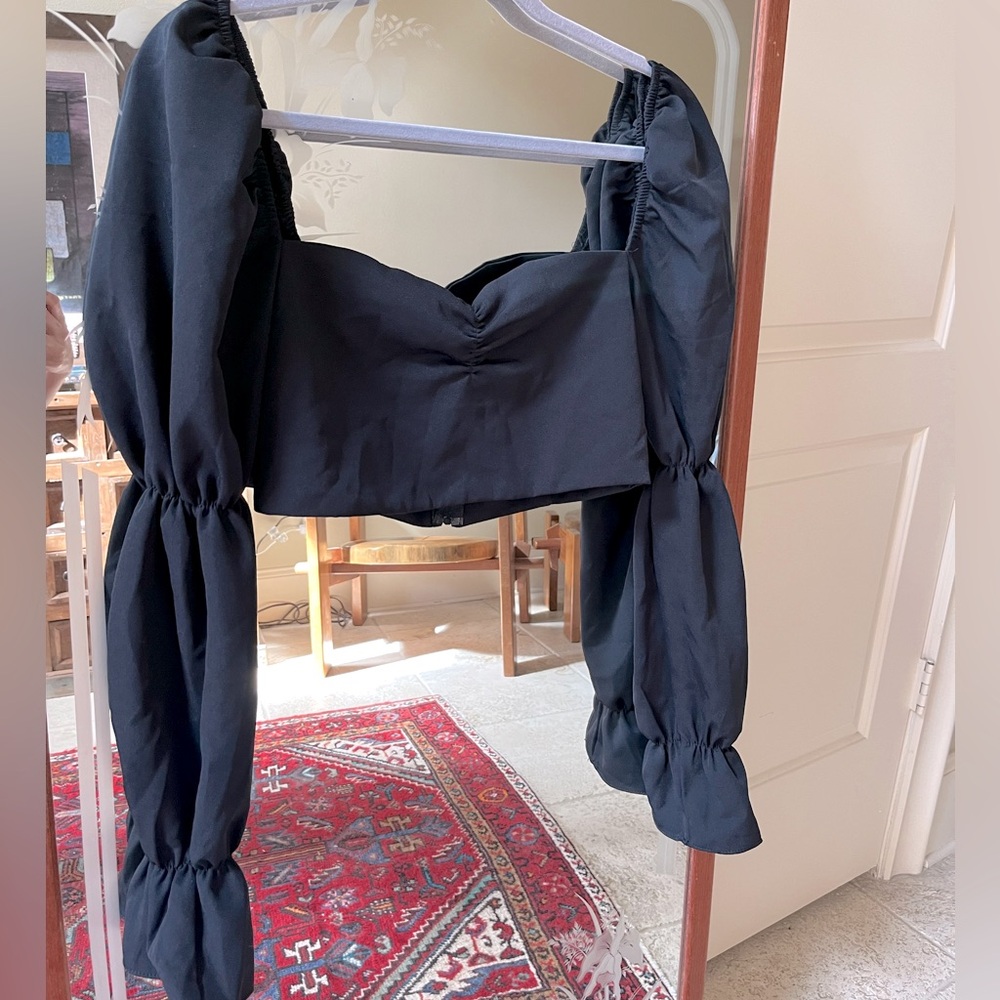 Elegant Black Women's Top